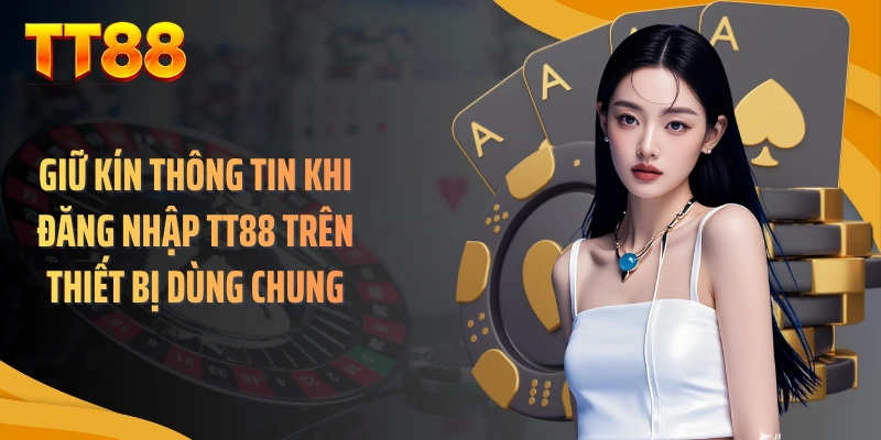 Giữ kín thông tin khi đăng nhập TT88 trên thiết bị dùng chung
